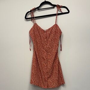 Superdown Rust Floral Dress
